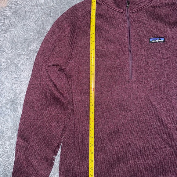 Patagonia Maroon Quarter-Zip Fleece Better Sweater Pullover - Picture 6 of 7